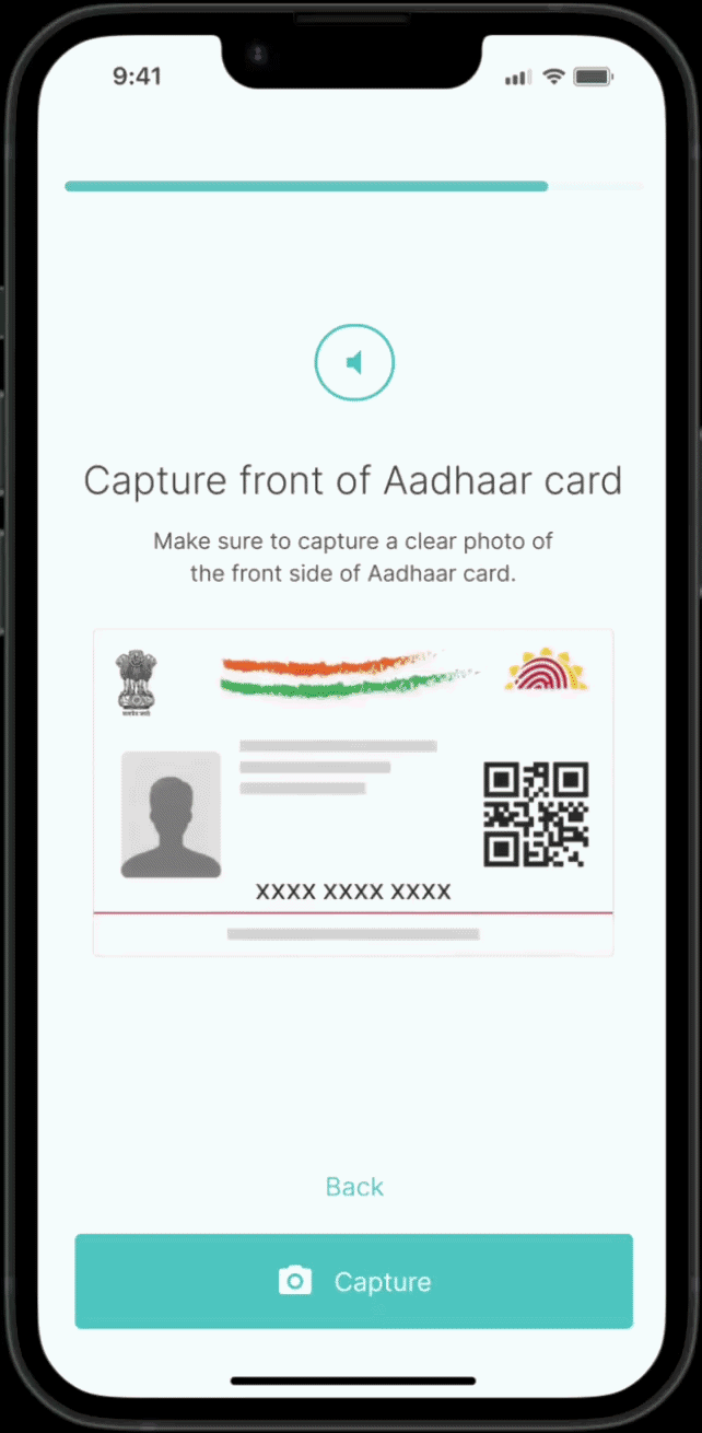 Smart Guidance - camera feedback screen